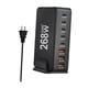 thumbnail image 1 of Cargador USB C De 268W PD100W PD30W QC18W Estación De Carga USB C Multifuncional Negro, 1 of 5