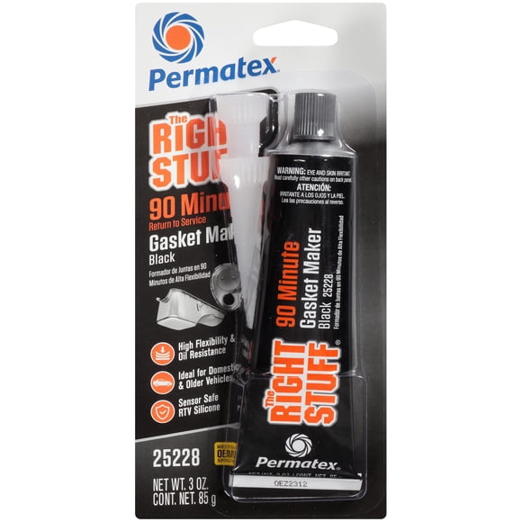Máquina de juntas Permatex The Right Stuff, 90 minutos, color negro, 90 ml