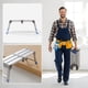 thumbnail image 5 of Plataforma De Trabajo Plegable De Aluminio Ajustable 35 50 Cm, 5 of 7