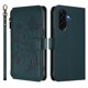 thumbnail image 2 of Funda Cartera Mariposa para [Samsung Galaxy A36 5G] con Soporte y Cremallera Verde oscuro, 2 of 6