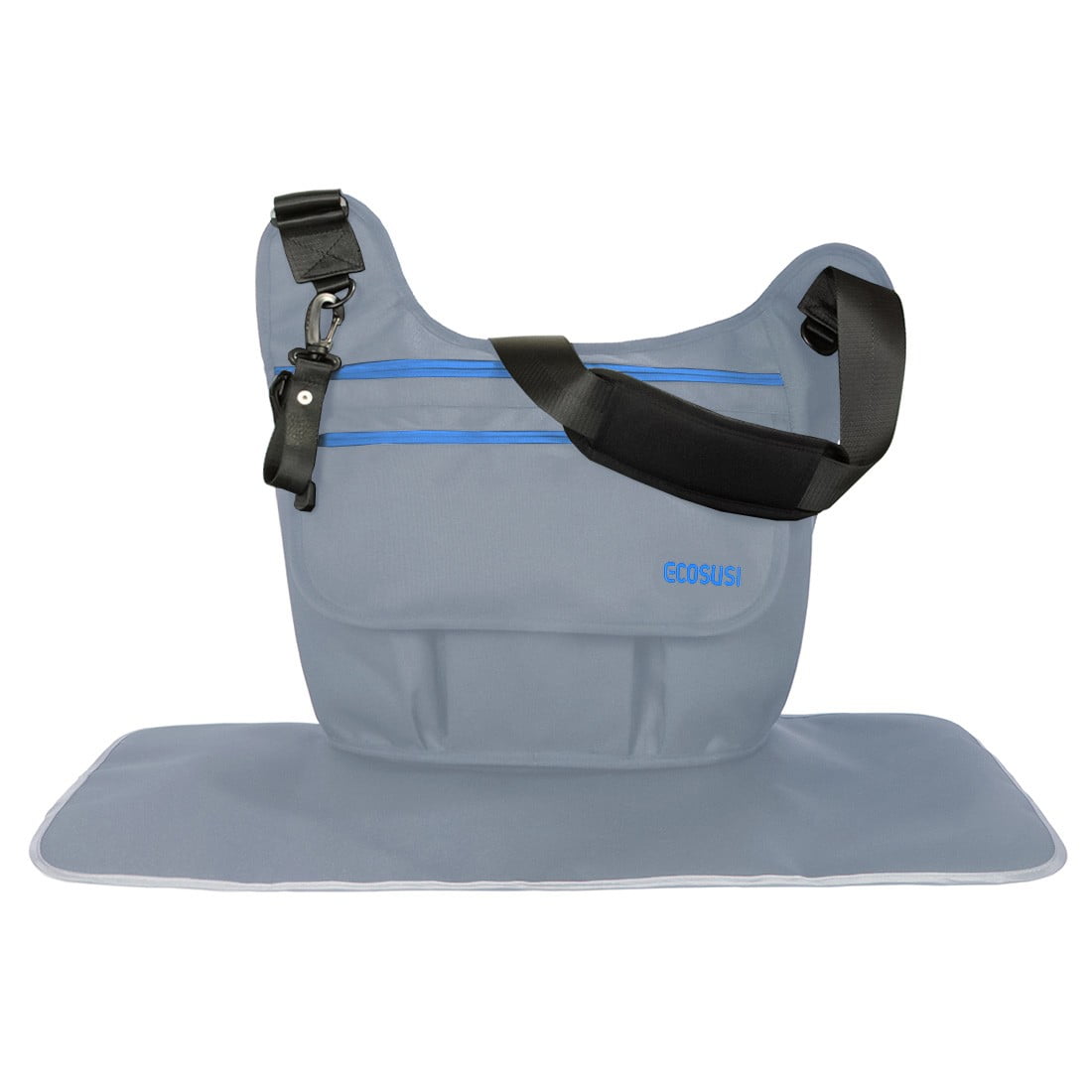 Mommore - Bolso Casual Crossbody Maternal Gris