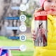 thumbnail image 5 of Passe-PartoutBotella de Agua con Tapa Pop Top de Un Toque, Acero Inoxidable, a Prueba de Fugas, para Deportes, Botella Infantil rosa 12 oz, 5 of 6