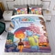 thumbnail image 4 of Elemental Conjunto de sábanas temático, trío de piezas, cómodo y amigable con la piel, diseño único, regalo de decoración para el hogar para familiares, amigos y fans,135cm *200cm, 4 of 6