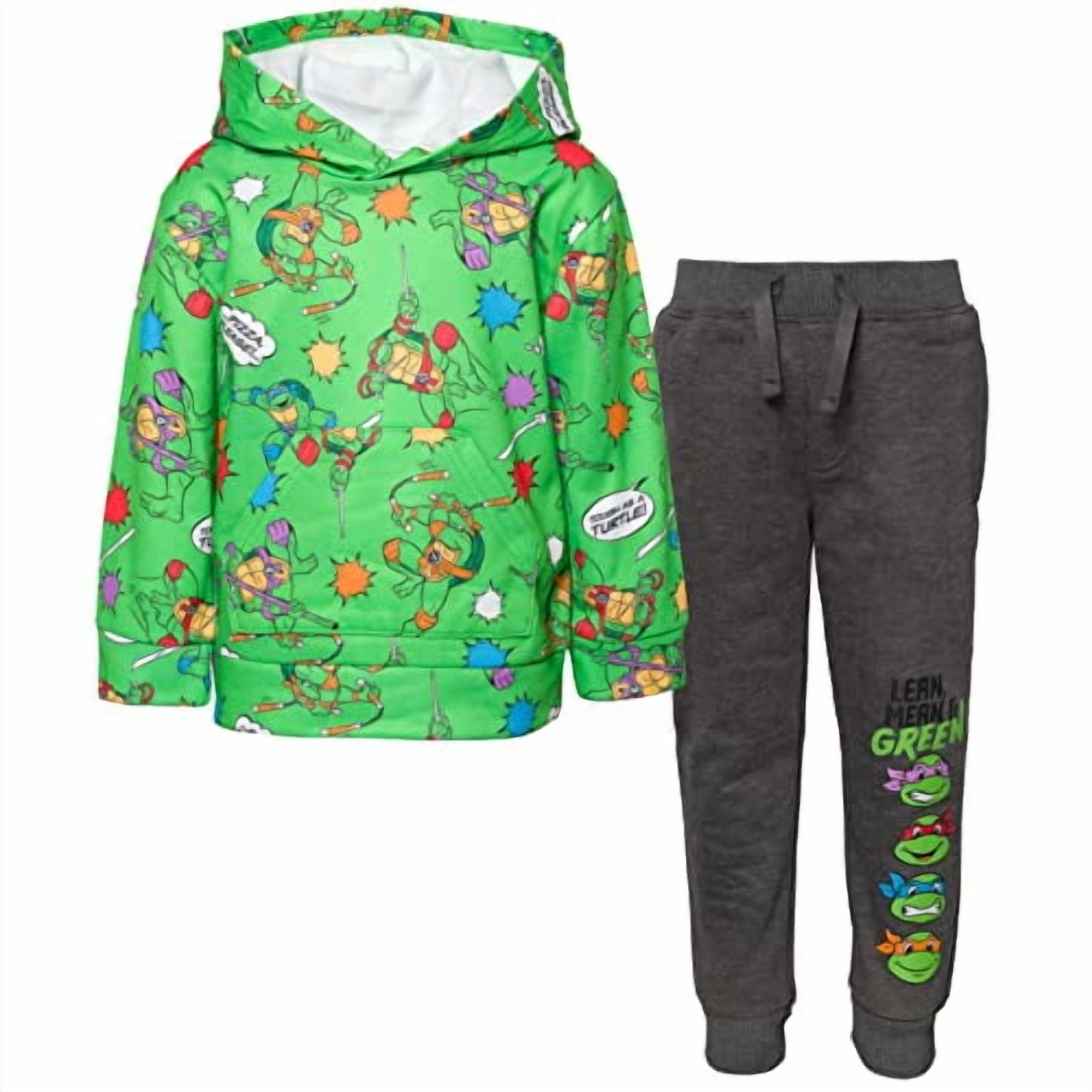 Sudadera Con Capucha Y Pantalones Outfit Teenage Mutant Ninja Turtles Para Niños