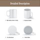 thumbnail image 3 of Tazas de sublimación TANGLONG, cerámica blanca, 325 ml, juego de 12, 3 of 7