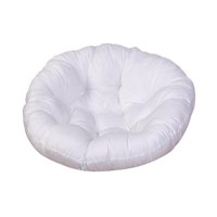 Magideal - Cojín Para Silla De Hamaca, Cojín Redondo, Cojín Para Asiento, Cojín Lavable Para Colgar En Forma De Huevo, Cojín Para Sillas Colgantes, Camas Colgant Blanco