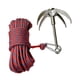 thumbnail image 2 of Gancho De Agarre Con Cuerda Gancho De Anclaje Para Senderismo Camping Al Aire Libre Rojo, 2 of 3