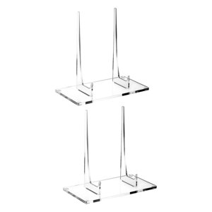 Bothyi - Soporte De Placa Para Exhibición, Soporte De Placa Estable Para Plato, Libro De Cocina Coleccionable, 2 Piezas