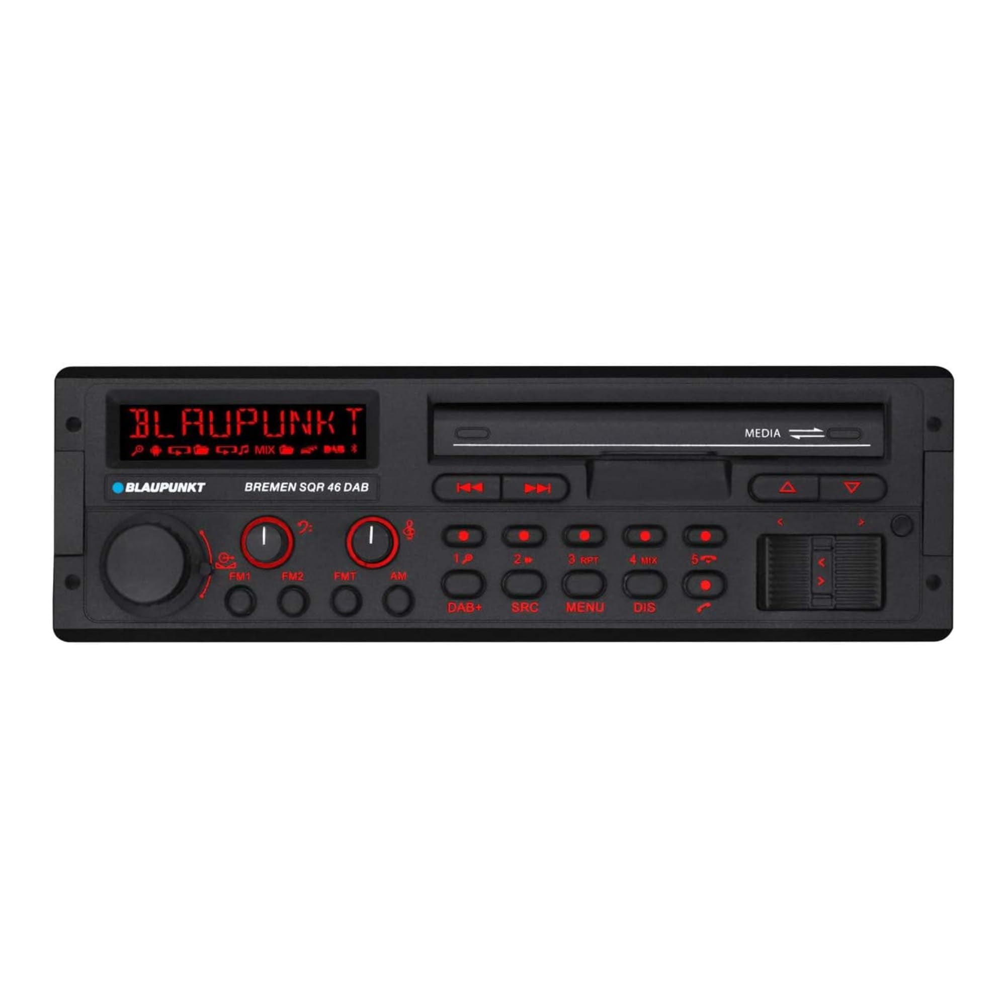 Estéreo De Coche Blaupunkt Bremen Sqr 46 Dab Retro 80s Bluetooth