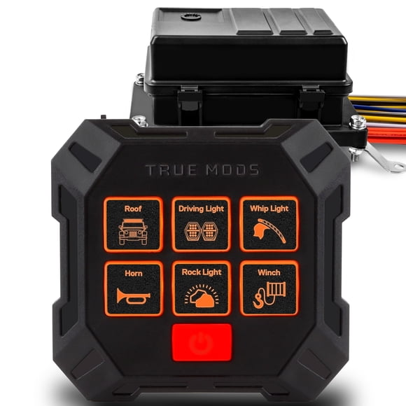 Relé ONLINE LED STORE 12 V 6 canales inalámbrico e impermeable
