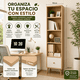 thumbnail image 3 of Librero madera biblioteca 4 repisas cajón 180x50x30 #13, 3 of 3
