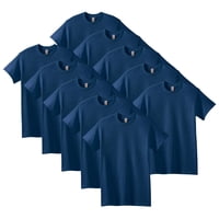 Camiseta Gildan Heavy Cotton G5000 Para Hombre, Paquete De 10 Unidades, Azul Marino
