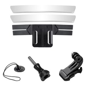 Bothyi - 1 Juego De Soporte De Barbilla Para Casco De Motocicleta, Fácil De Instalar, Para Cámara De Acción Tipo A