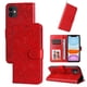 thumbnail image 1 of Funda tipo cartera FOXDOCK para iPhone 11 , diseño girasol en relieve, cuero PU, cierre magnético, soporte y tarjetero, 1 of 5