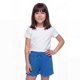 thumbnail image 1 of Short Niña Azul talla 10, 1 of 3