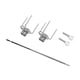 thumbnail image 4 of Tenedor giratorio para pollo asado, tenedor para asar, herramienta de cocina práctica, soporte Universal para pavo, Kit de asador para parrilla para 34cm, 4 of 5