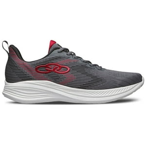 Olympikus - Zapatilla Mujer Marte Gris/Rojo