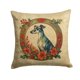 thumbnail image 1 of Cojín Caroline's Treasures Greyhound Christmas 14x14, 1 of 5