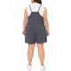 thumbnail image 3 of FAB CURVES Mono sin mangas con tirantes finos de verano para mujer de talla grande 4X Gris, 3 of 6