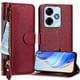 thumbnail image 4 of FOXDOCK Funda Tipo Cartera para Tecno Spark 5 Cuero PU con Cremallera y Correa de Muñeca, Ranuras para Tarjetas, Soporte Plegable, Cierre Magnético, 4 of 5