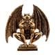 thumbnail image 1 of Estatua De ángel Demonio, Figura De Resina Dorada Para Gabinete, Centro De Mesa Interior, 1 of 5