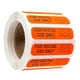 thumbnail image 5 of 500 pegatinas para uso rectal únicamente, pegatinas de broma, adhesión permanente con superficie, impermeables, divertidas, etiquetas de papel de 1,80 Naranja, 5 of 5