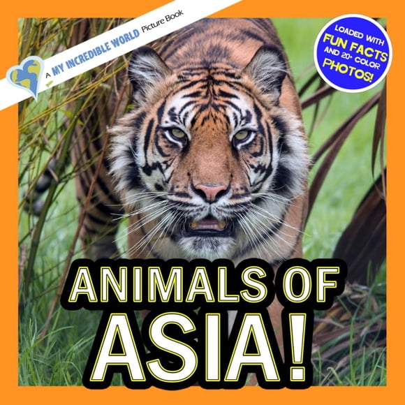 Libro infantil Mi mundo increíble: Animales de Asia