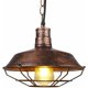 thumbnail image 1 of Suspensión de luminarias vintage estilo industrial, plafonnier rétro éclairage intérieur, lámpara de cocina salón salle à manger chambre, Ø 260mm, rouille, 1 of 5