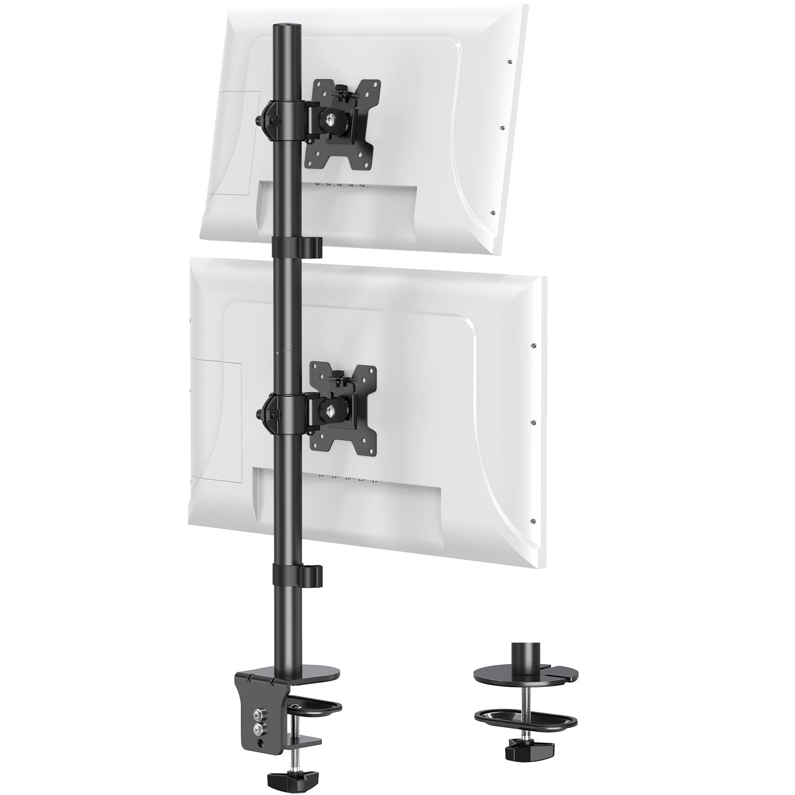 Soporte Vertical Doble Para Monitores Mount Pro Para 2 Monitores De Hasta 32