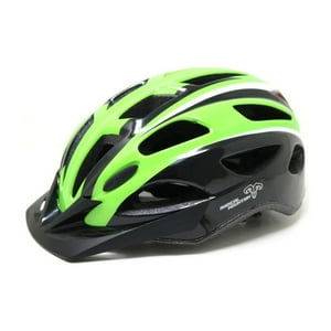 Casco Radical Mountain Mtb Con Luz Verde Negro L/Xl 58-62Cm