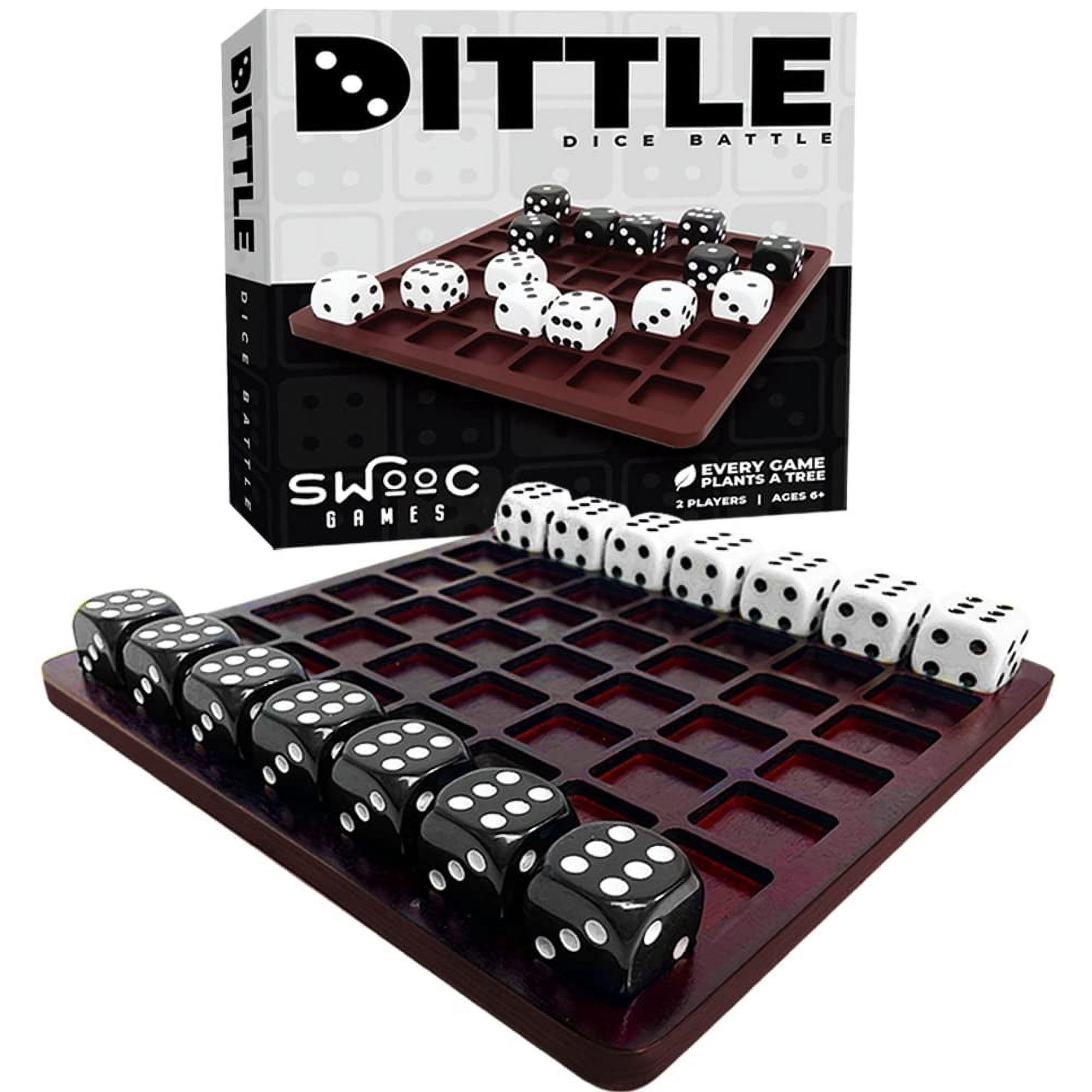 Juego De Mesa Swooc Dittle Dice Battle Para 2 Jugadores Adultos