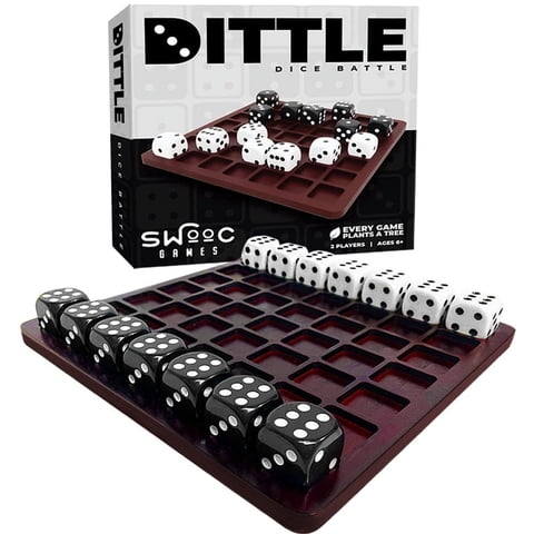 Juego De Mesa Swooc Dittle Dice Battle Para 2 Jugadores Adultos