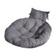 thumbnail image 2 of Cojín Colgante Para Mecedora Con Almohada, Alfombrilla Para Silla De Jardín, Para Hamaca, Color Gris Claro, 2 of 5