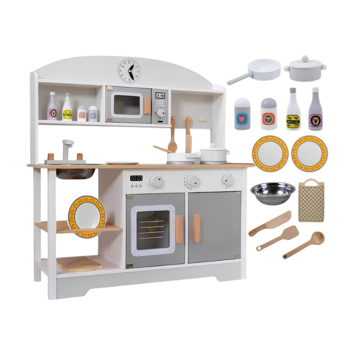 Cocina De Juguete Infantil Niños Lubabycas Accesorios Chef