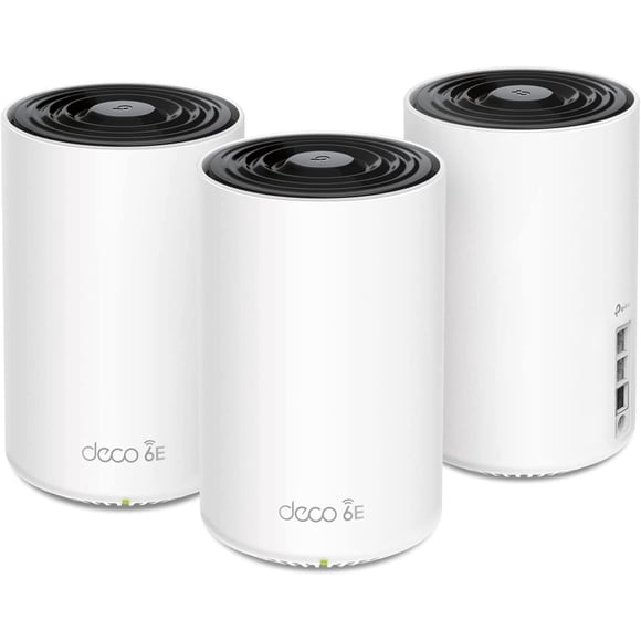 Sistema de malla TP-Link Deco AXE5400 Tri-Band WiFi 6E, paquete de 3