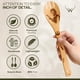 thumbnail image 3 of Set de utensilios de madera WOODLANDS USA de bambú, 6 piezas, 3 of 9