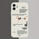 thumbnail image 1 of Sleek & Stylish Sneaker Phone Cases for iPhone 14, 13, 12, 11, XR, X, XS, 7 Plus - Choose White or Black Label!, 1 of 3