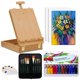 thumbnail image 1 of Art Set Miratuso Deluxe con caballete de mesa, 12 pinturas acrílicas, 1 of 8