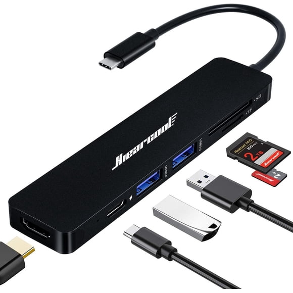 Adaptador multipuerto USB C Hub Hiearcool para MacBook Pro/Air