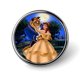 thumbnail image 1 of Bella de La bella y la bestia-Theme Round Button Badge: Premium Metal Construction, Ideal for High-End Events 2.8 cm, 1 of 6