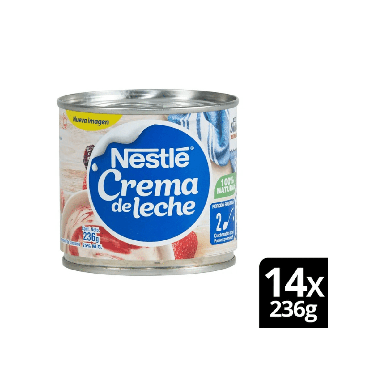 Pack X14 Crema De Leche Nestlé® Tarro 236g