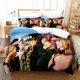 thumbnail image 1 of JoJo Bizarre Adventure Jotaro Kujo Bedding Set Boys Girls Duvet Cover Pillowcase Bed Kids Adult, 1 of 5