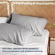thumbnail image 2 of Fundas de almohada Bedsure tamaño king rayón bambú gris claro, 2 of 6