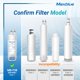 thumbnail image 3 of Filtro de agua para frigorífico Maxblue MB-F38 para W10295370A, 3 of 9