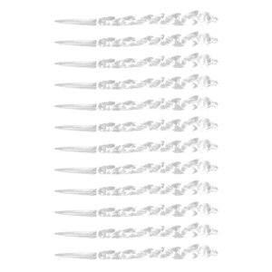 Bothyi - 12 Piezas De Decoración De Carámbanos Retorcidos Para Árbol De Navidad, Adornos Diy Para Boda