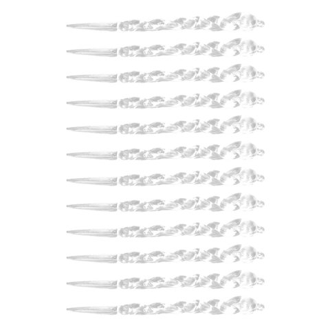 Bothyi - 12 Piezas De Decoración De Carámbanos Retorcidos Para Árbol De Navidad, Adornos Diy Para Boda