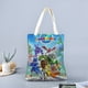 thumbnail image 2 of RoboGobo Bolso de tela con estampado de lienzo para mujer, bolsa de compras reutilizable y estética, con cremallera interior, regalo para mujer, 35 × 40 cm., 2 of 6