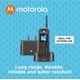 thumbnail image 2 of Teléfono inalámbrico Motorola O212 DECT 6.0 de largo alcance IP67 negro, 2 of 3