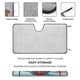 thumbnail image 2 of Timmy Time Parasol para Parabrisas Delantero Protector Plegable, Visera Solar para Auto Bloquea Rayos UV Mantiene tu Vehículo Fresco 130cm*70cm, 2 of 6