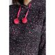thumbnail image 3 of Pijama Largo Coral Fleece Negro Talla XL, 3 of 4
